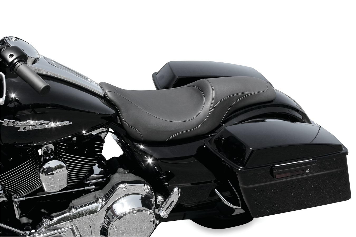 Tripper Fastback™ One-Piece Seat for Harley-Davidson Electra Glide Standard, Road Glide, Road King & Street Glide 2008-