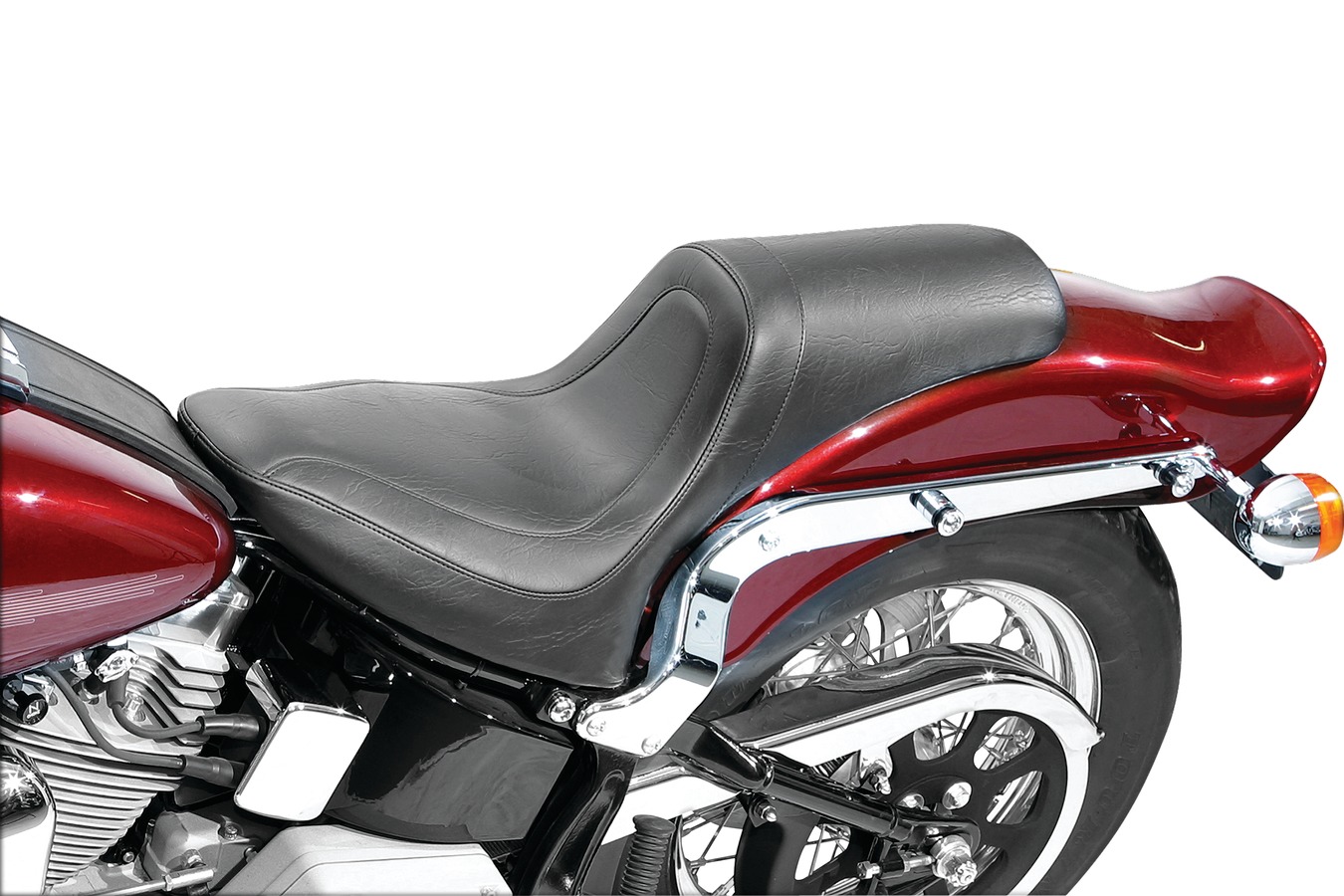 Fastback™ One-Piece Seat for Harley-Davidson Softail Standard Rear Tire 1984-