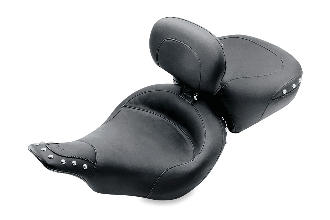 Standard Touring Solo Seat with Driver Backrest for Harley-Davidson Electra Glide & Road Glide 1997-