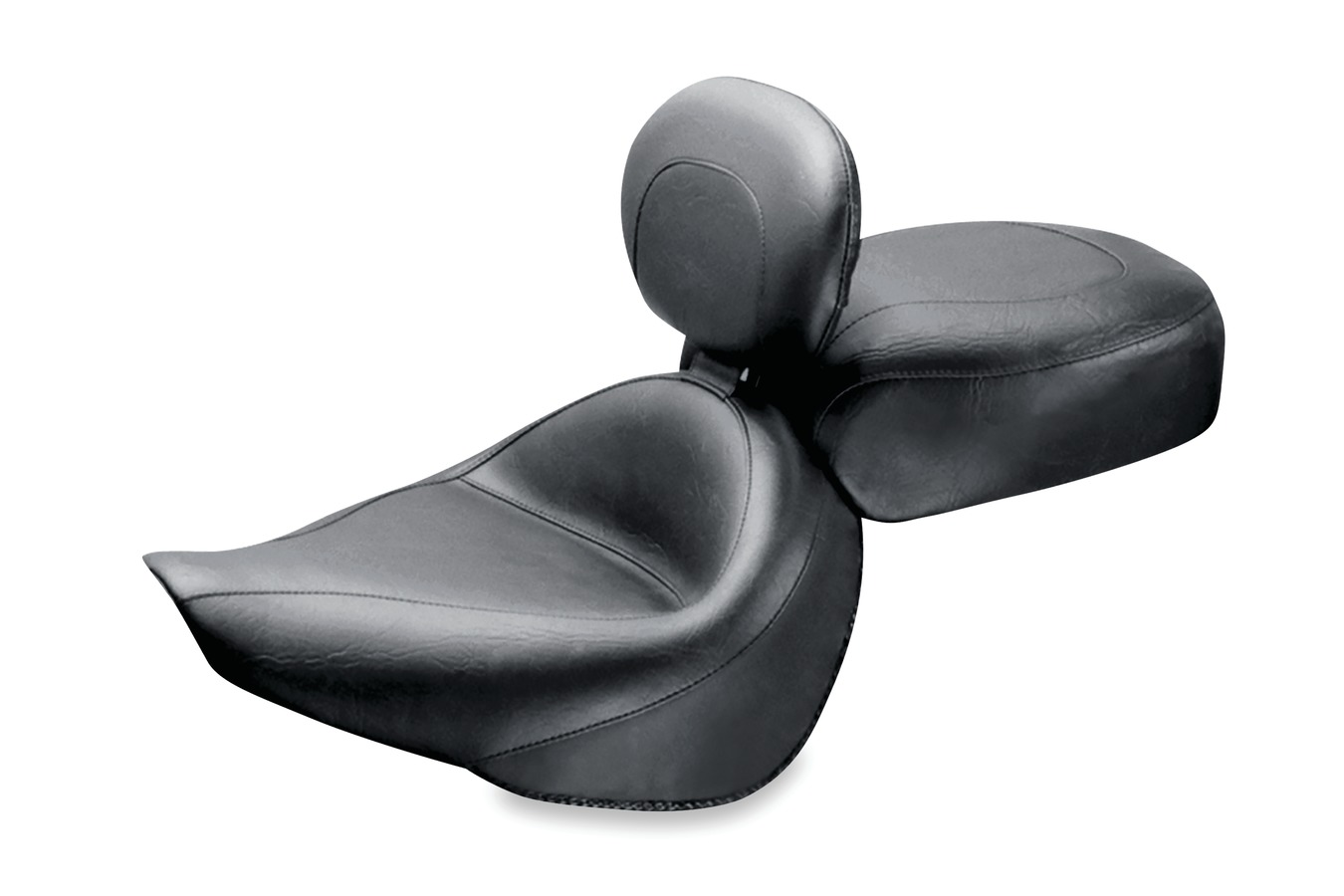 Standard Touring Two-Piece Seat with Driver Backrest for Kawasaki Vulcan 800 1995-