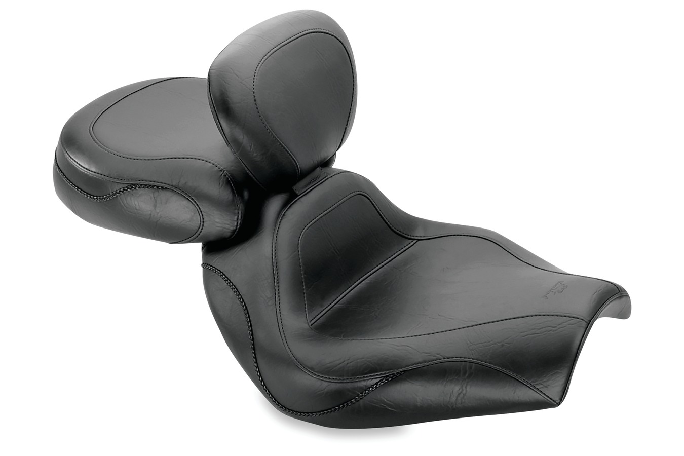 Sport Touring Two-Piece Seat with Driver Backrest for Honda VTX1800C 2002-