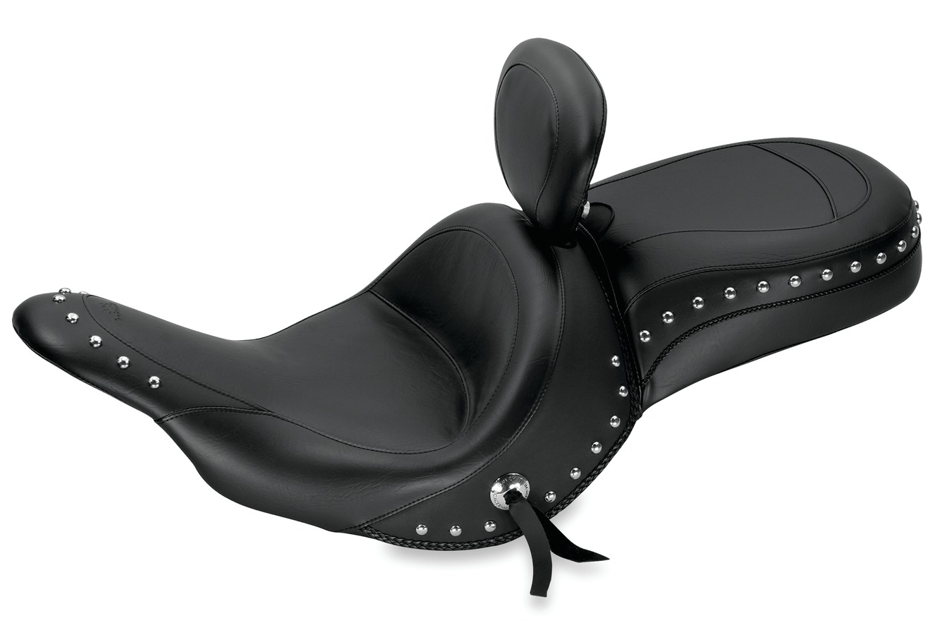 Standard Touring One-Piece Seat with Driver Backrest for Kawasaki Vulcan 1700 Vaquero 2011-