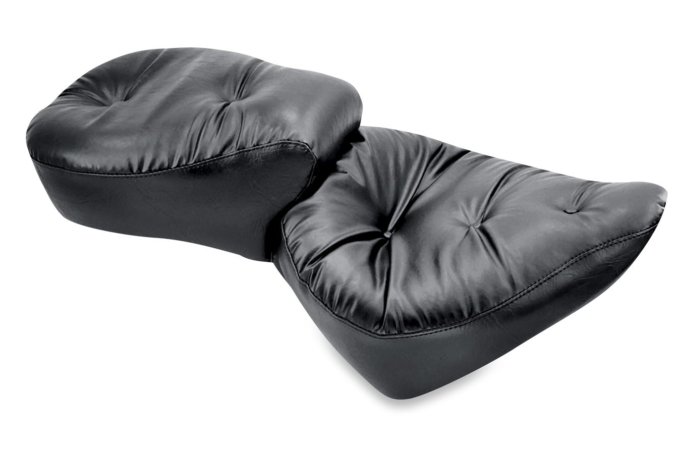 Wide Touring One-Piece, 2-Up Motorcycle Seat for Harley-Davidson Softail 1984-1999