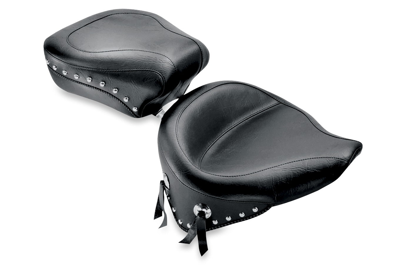 Wide Touring Solo Motorcycle Seat for Harley-Davidson Heritage Softail 2006, Fat Boy & Heritage Classic 2000-2006, Night Train, Softail Standard, & Springer 2000-2005