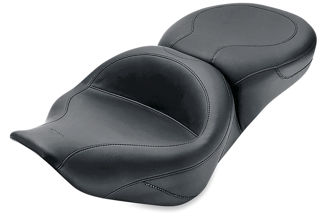 Standard Touring One-Piece, 2-Up Motorcycle Seat for Harley-Davidson Road King 1997-2007, Street Glide 2006-2007 & Screamin Eagle 2000-2001 & 2004-2005