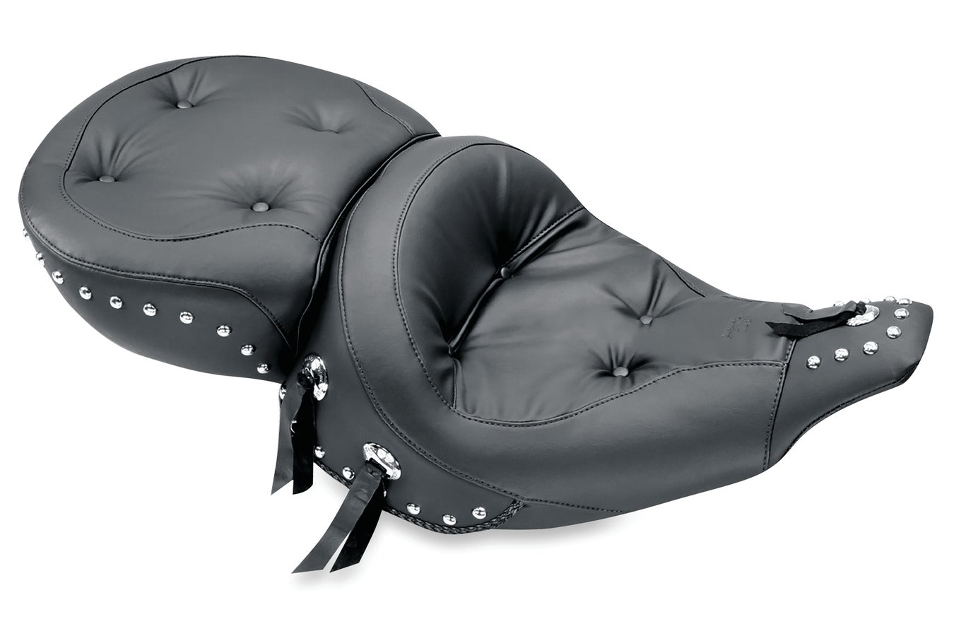 Wide Touring One-Piece, 2-Up Motorcycle Seat for Harley-Davidson Electra Glide & Tour Glide 1991-1996