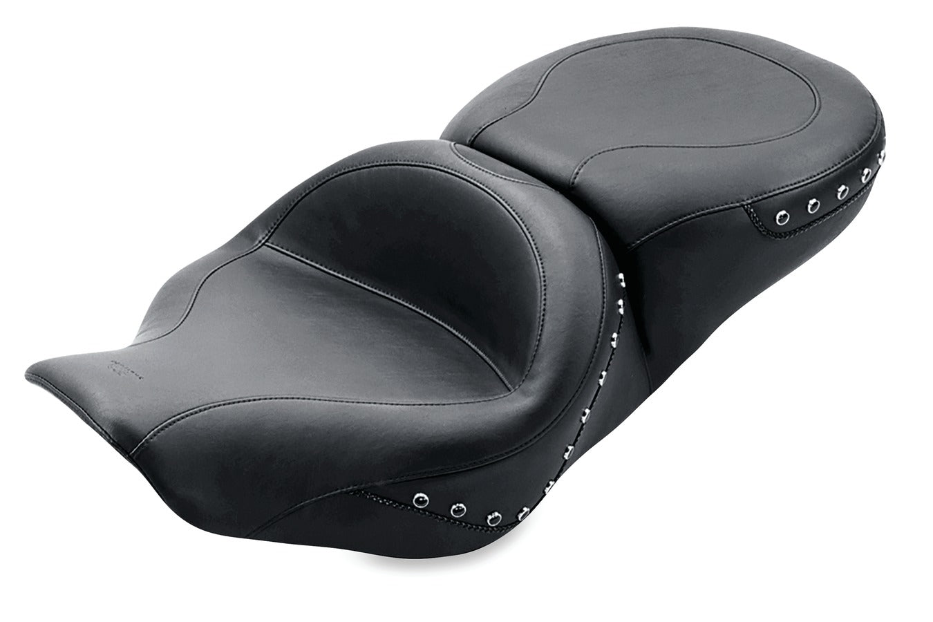 Standard Touring One-Piece, 2-Up Motorcycle Seat for Harley-Davidson Road King 1997-2007, Street Glide 2006-2007 & Screamin Eagle 2000-2001 & 2004-2005