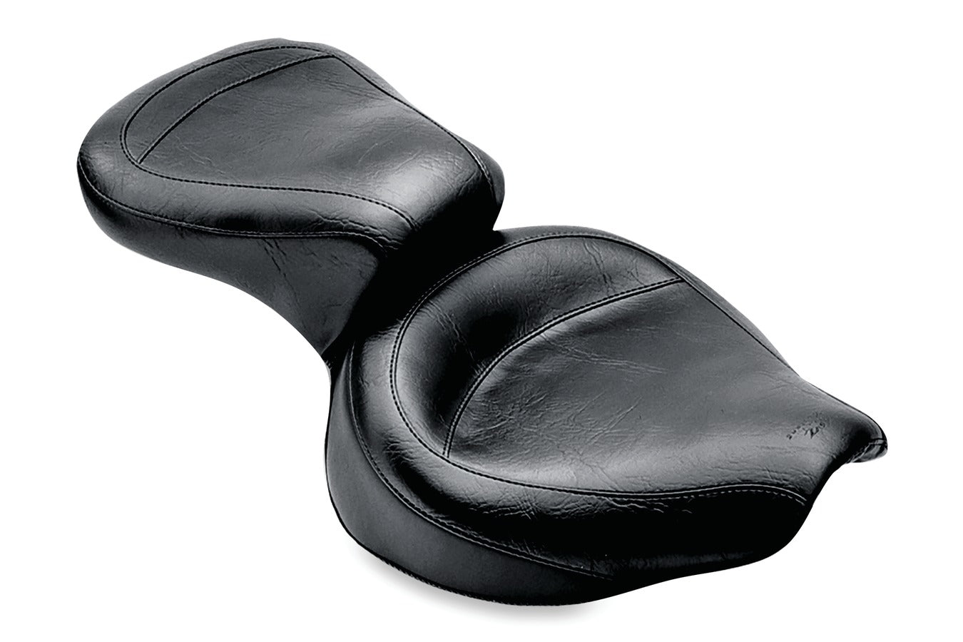 Wide Touring One-Piece, 2-Up Motorcycle Seat for Harley-Davidson FX/FL 1958-1984