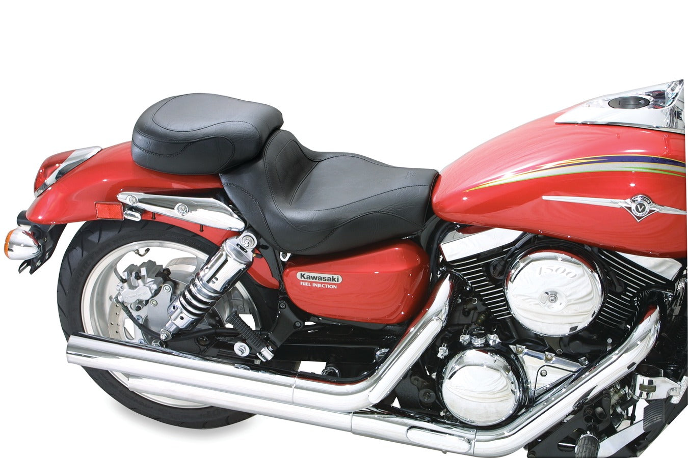 Sport Touring Motorcycle Seat for Kawasaki Vulcan 1500 Mean Streak 2002-2003 & 1600 Mean Streak 2004-2008/Suzuki VZ1600 Marauder 2004 & Boulevard M95 2005