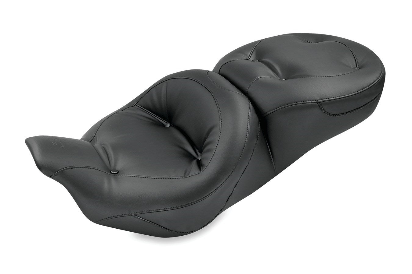 Standard Touring Regal One-Piece, 2-Up Motorcycle Seat for Harley-Davidson FL Touring 2008-2024*