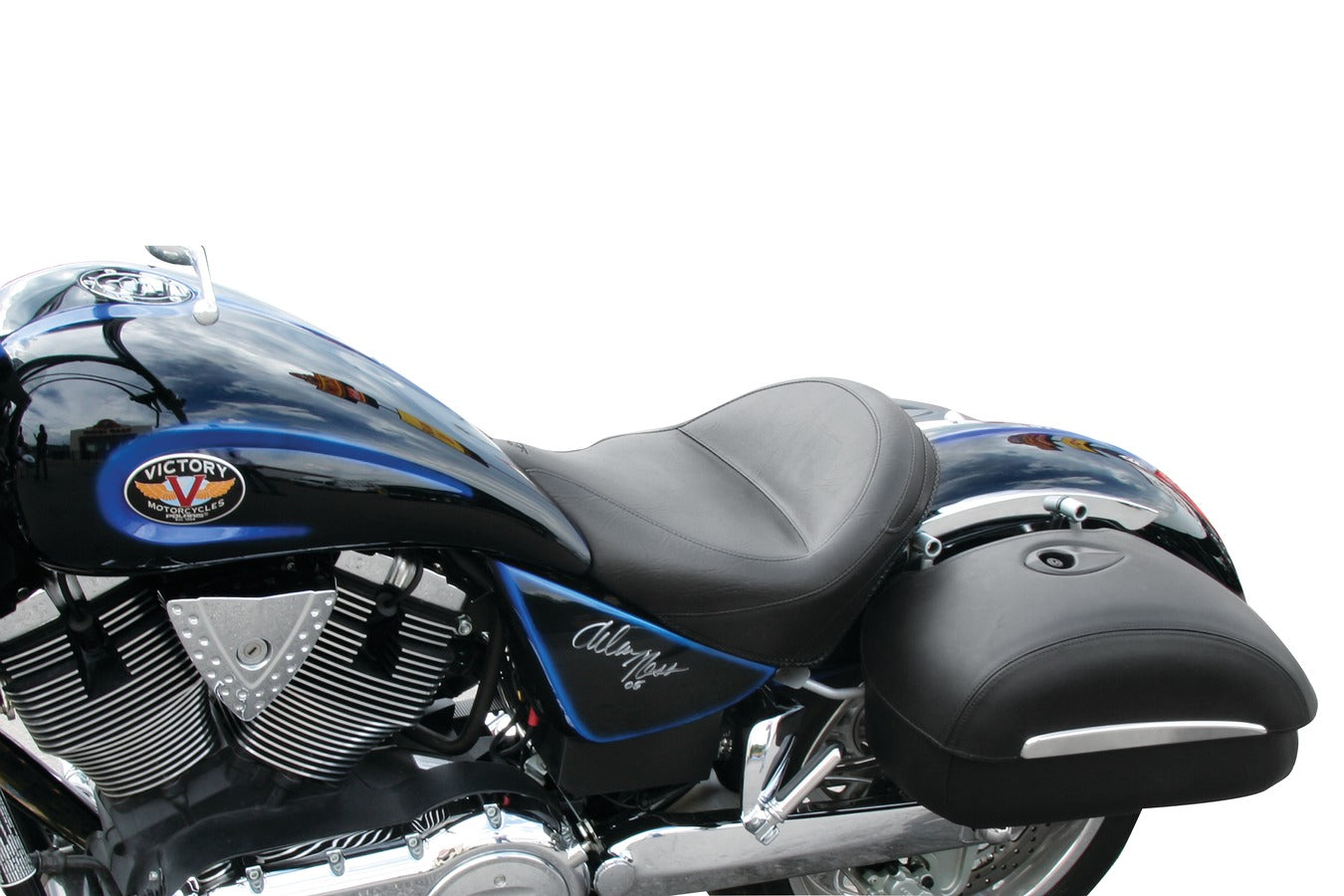 Standard Touring Solo Motorcycle Seat for Victory Vegas & Kingpin 2003-2017 & 8-Ball 2005-2007