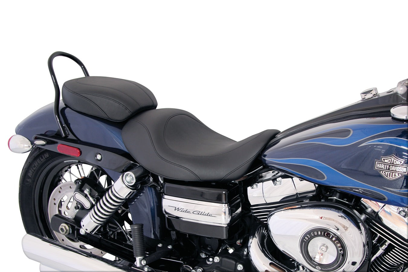 Wide Tripper™ Forward Solo Motorcycle Seat for Harley-Davidson Dyna 2006-2017