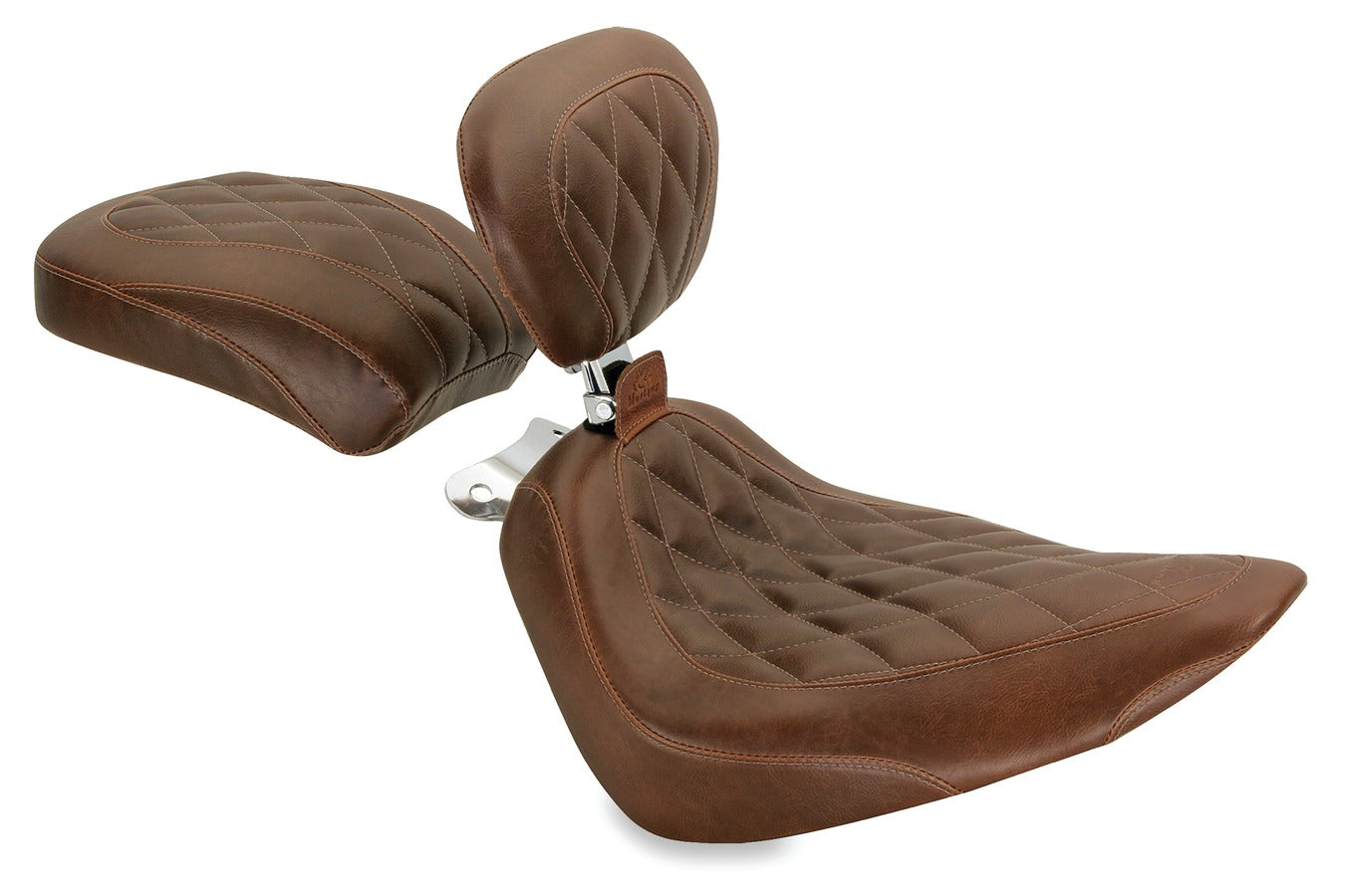 Wide Tripper™ Solo Motorcycle Seat for Harley-Davidson Softail, Heritage Classic 2007-2017, Deluxe (without standard rack) 2005-2017, Heritage Springer 2000-2003, Springer Classic 2005-2007