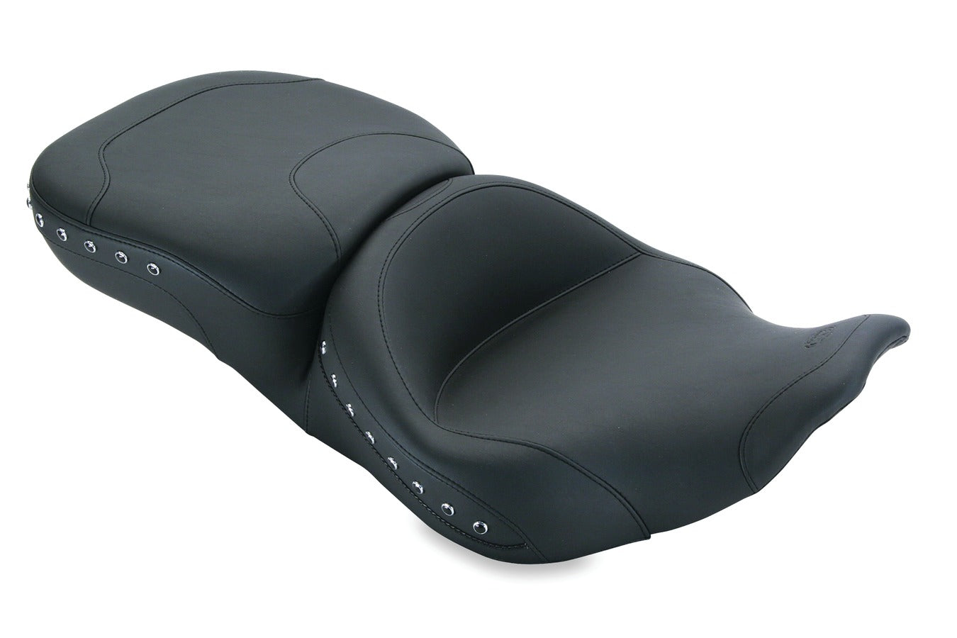Super Touring One-Piece, 2-Up Motorcycle Seat for Harley-Davidson Road King 1997-2007, Street Glide 2006-2007 & Screamin Eagle 2000-2001 & 2004-2005