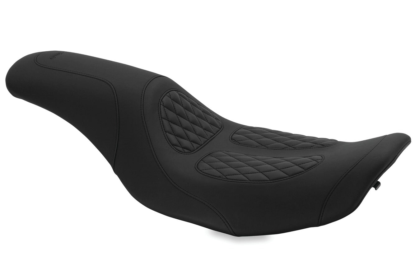 Signature Series Fastback™ One-Piece, 2-Up Motorcycle Seat by Dave Perewitz for Harley-Davidson Road King 1997-2007, Street Glide 2006-2007 & Screamin Eagle 2000-2001 & 2004-2005