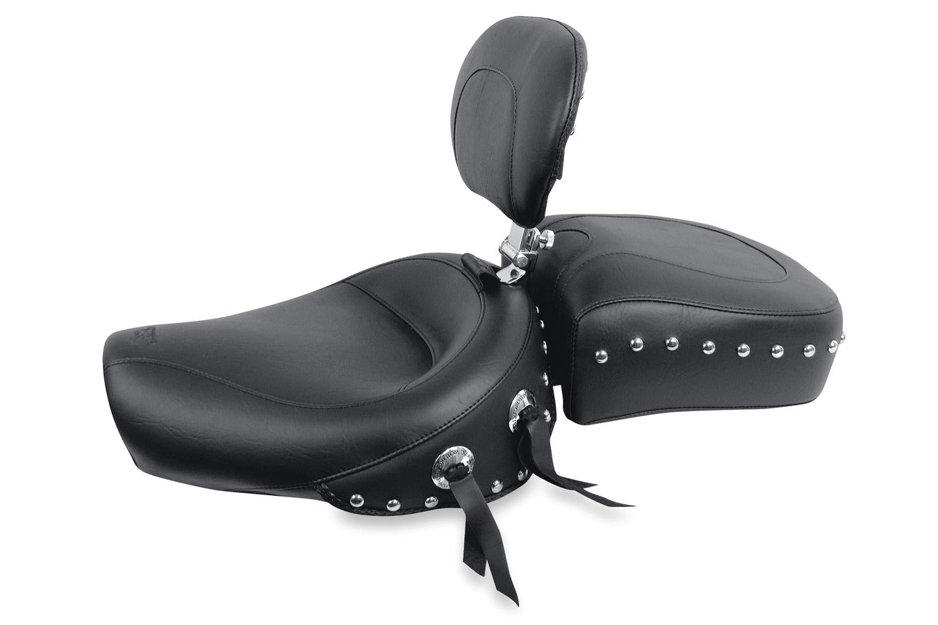 Wide Touring Passenger Motorcycle Seat for Harley-Davidson Sportster 1982-2003