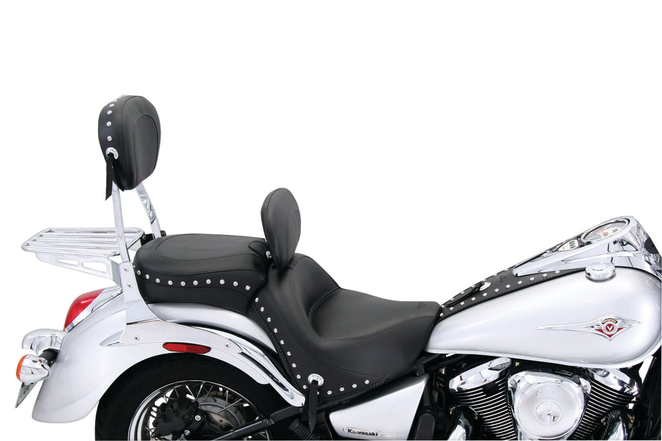 Sissy Bar Pad for Kawasaki Vulcan 900 Classic 2006-2024, Vulcan 1700 Classic 2009-2013