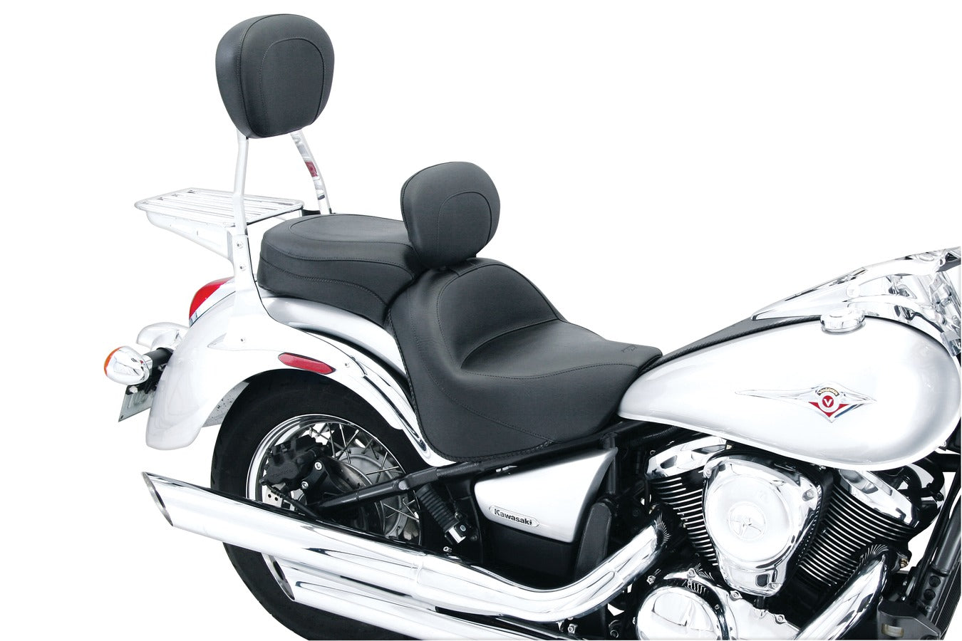 Sissy Bar Pad for Kawasaki Vulcan 900 Classic 2006-2024, Vulcan 1700 Classic 2009-2013