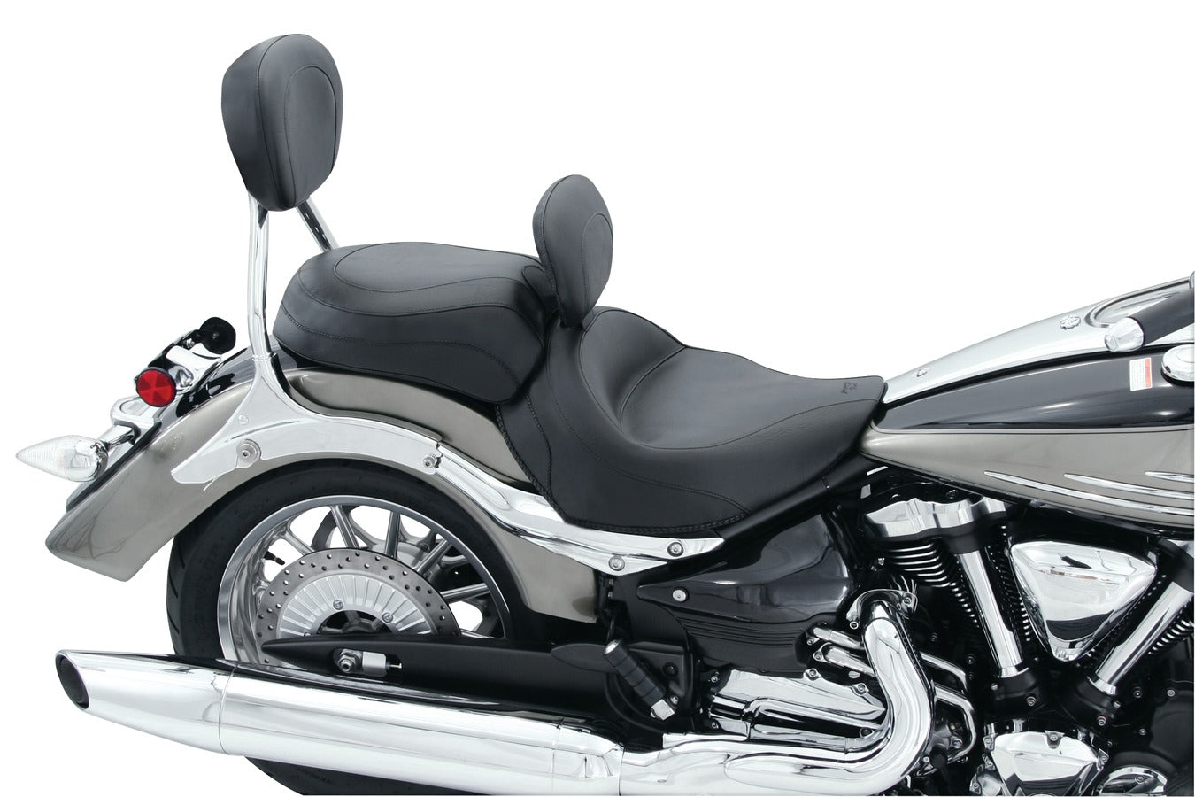 Wide Touring Passenger Motorcycle Seat for Yamaha Roadliner & Stratoliner 2006-2014