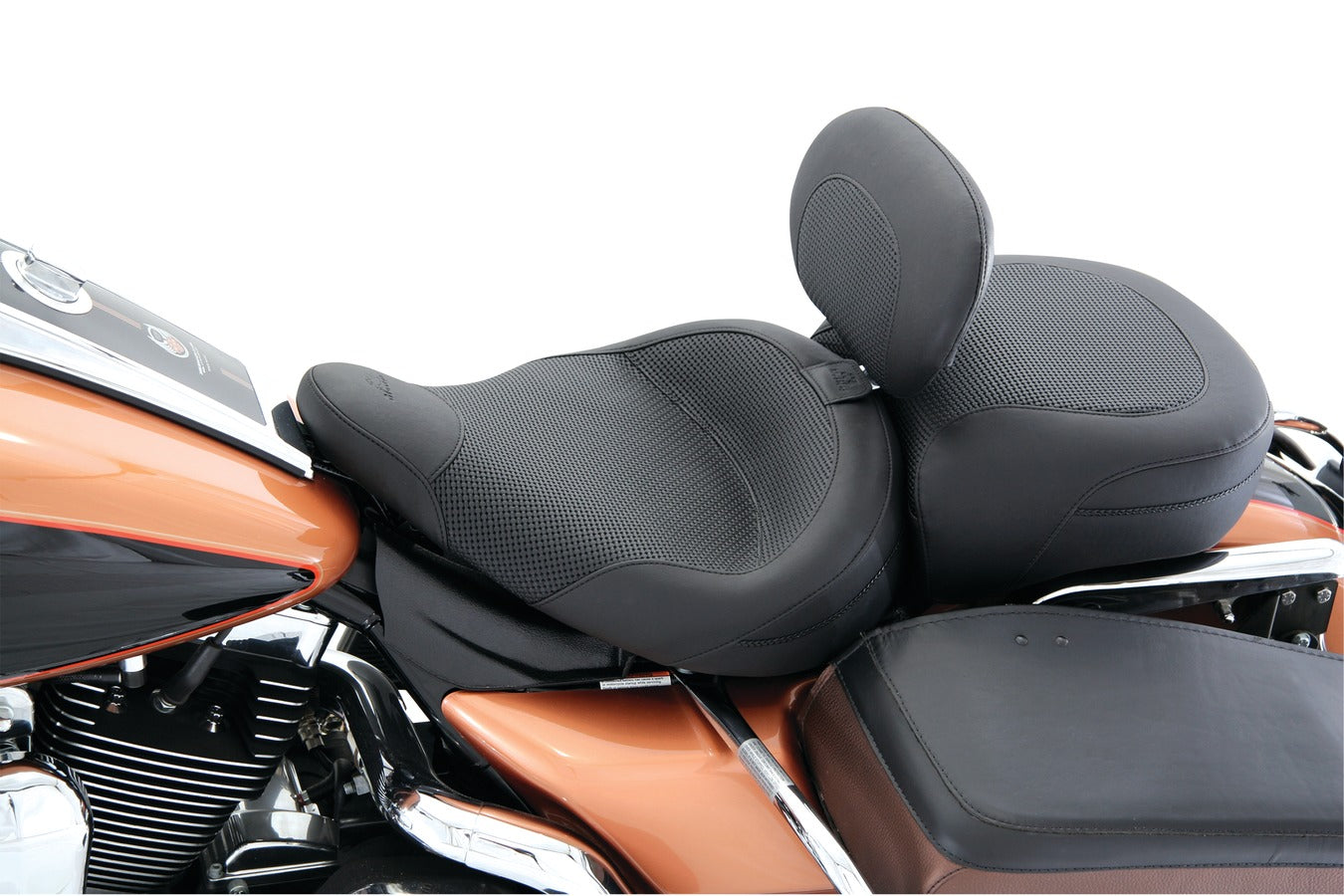 Standard Touring Passenger Motorcycle Seat for Harley-Davidson Electra Glide & Road King Police 1983-2024, Revival & Highway King