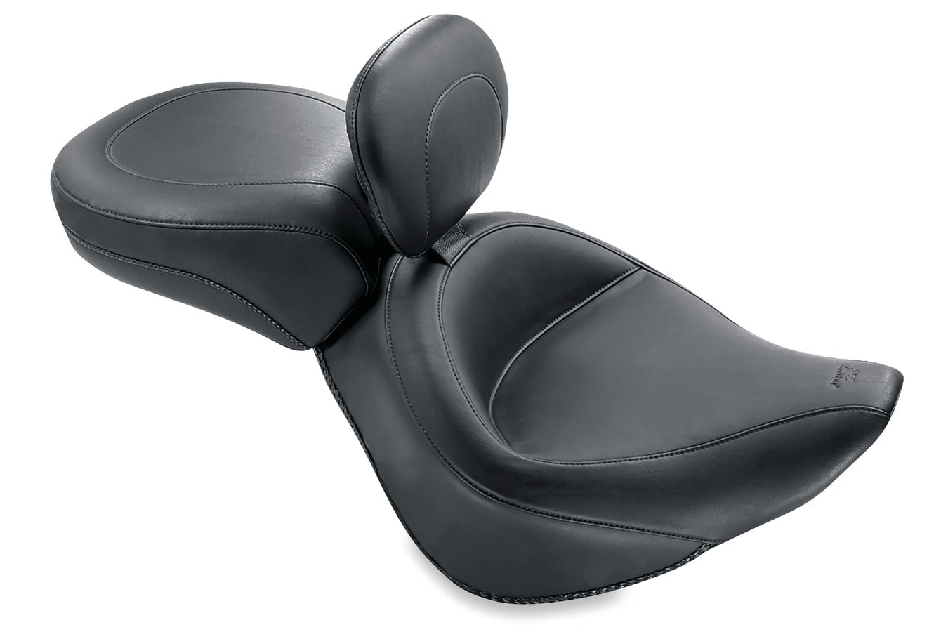 Wide Touring Solo Motorcycle Seat for Harley-Davidson Heritage Softail 2006, Fat Boy & Heritage Classic 2000-2006, Night Train, Softail Standard, & Springer 2000-2005