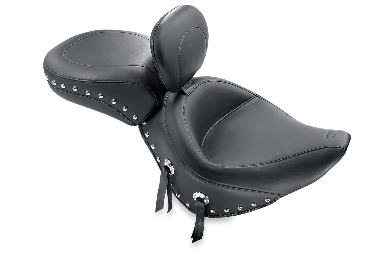 Wide Touring Solo Motorcycle Seat for Harley-Davidson Heritage Softail 2006, Fat Boy & Heritage Classic 2000-2006, Night Train, Softail Standard, & Springer 2000-2005