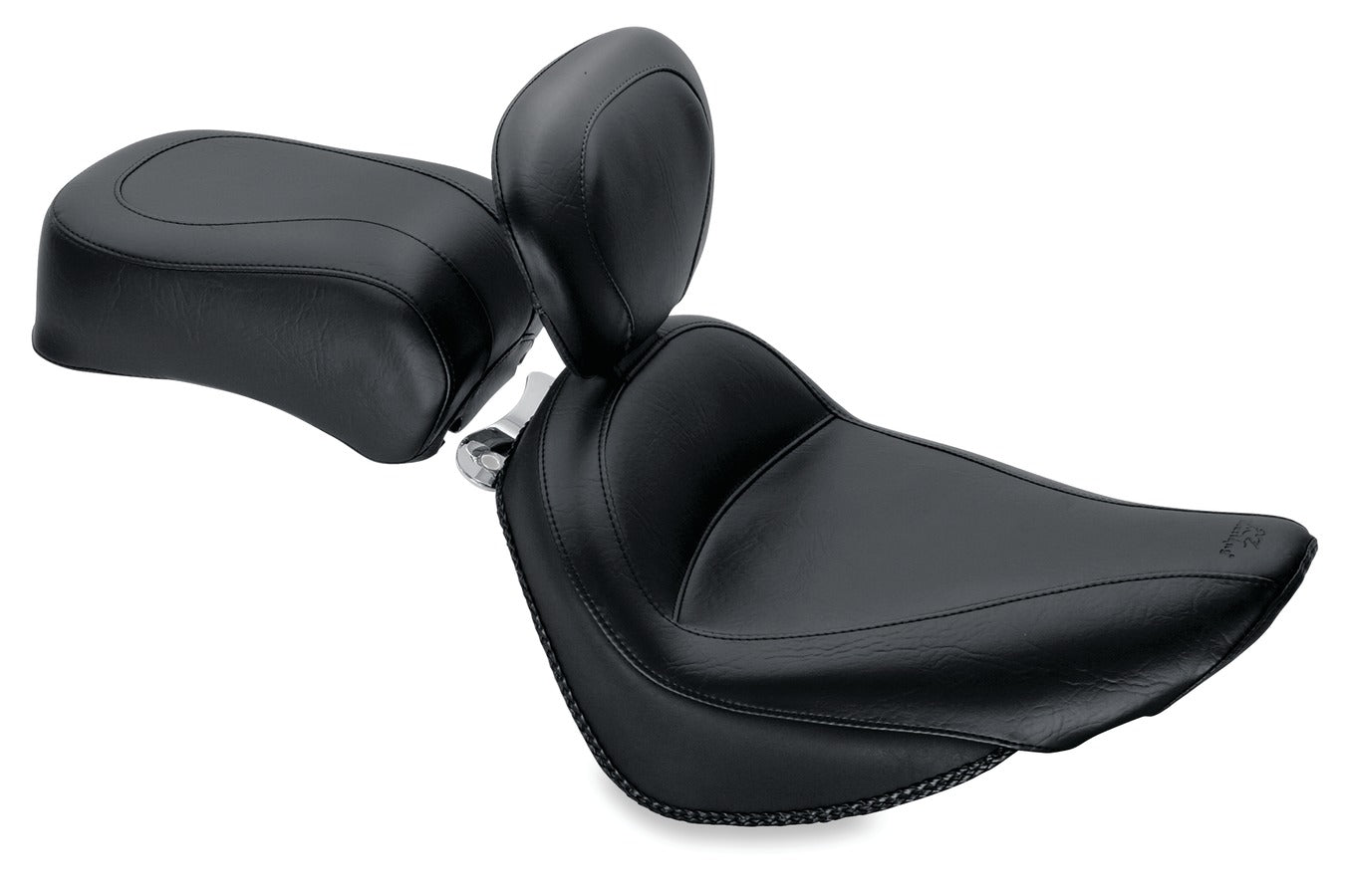 Touring Passenger Motorcycle Seat for Harley-Davidson Softail, Heritage Classic 2007-2017, Deluxe (without standard rack) 2005-2017, Heritage Springer 2000-2003, Springer Classic 2005-2007