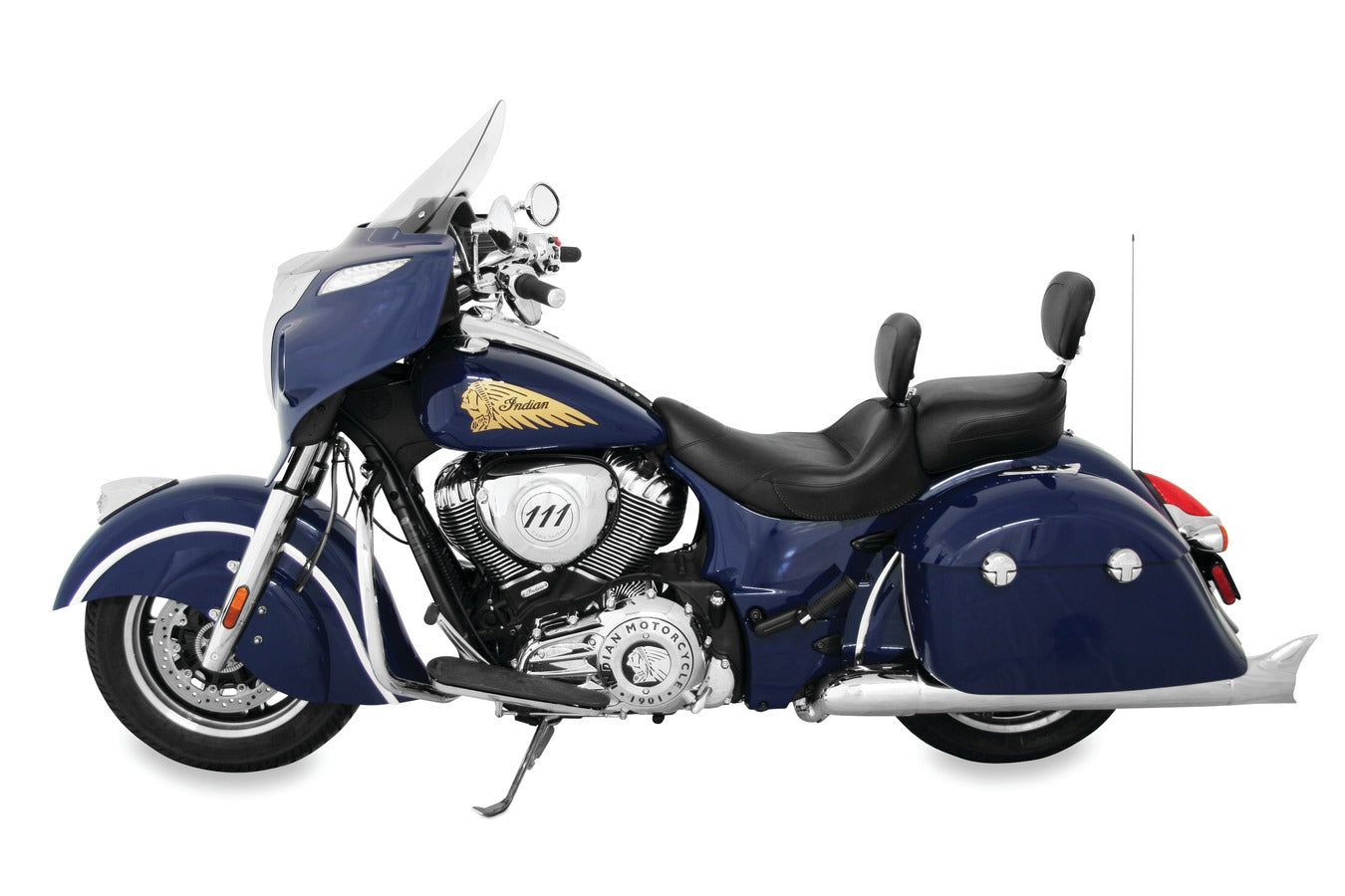 Standard Touring Solo Motorcycle Seat for Indian Chieftain, Chief Classic, Dark Horse, Roadmaster, Springfield & Vintage 2014-2024