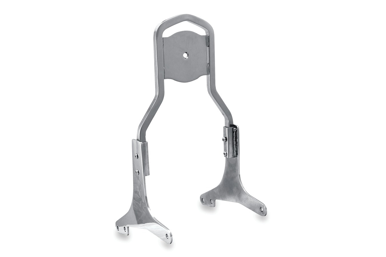 Setback Sissy Bar Pad for Harley-Davidson Low Medallion Style Sissy Bar Upright, with Welded Center Piece