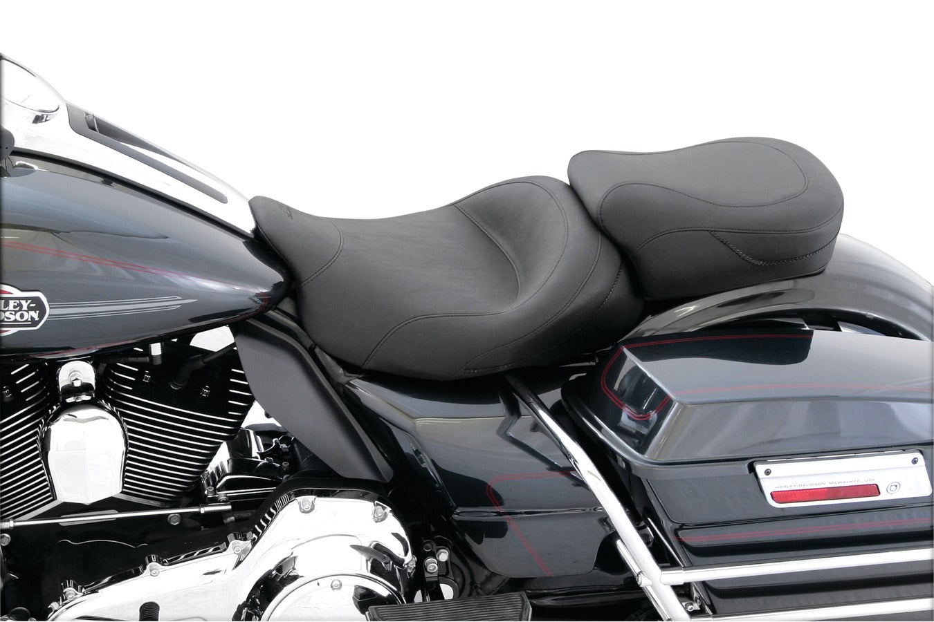 Standard Touring Solo Motorcycle Seat for Harley-Davidson FL Touring 2008-2024*