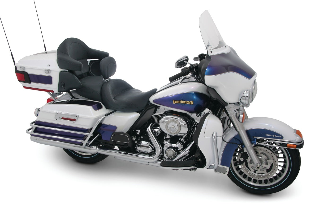 Standard Touring Solo Motorcycle Seat for Harley-Davidson FL Touring 2008-2024*
