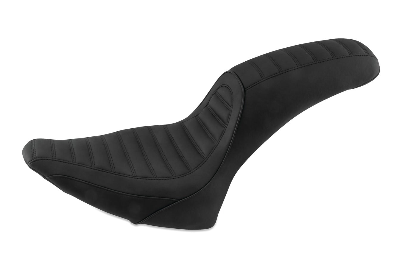 Revere Journey Stripe One-Piece, 2-Up Motorcycle Seat for Harley-Davidson Softail 2000-2017