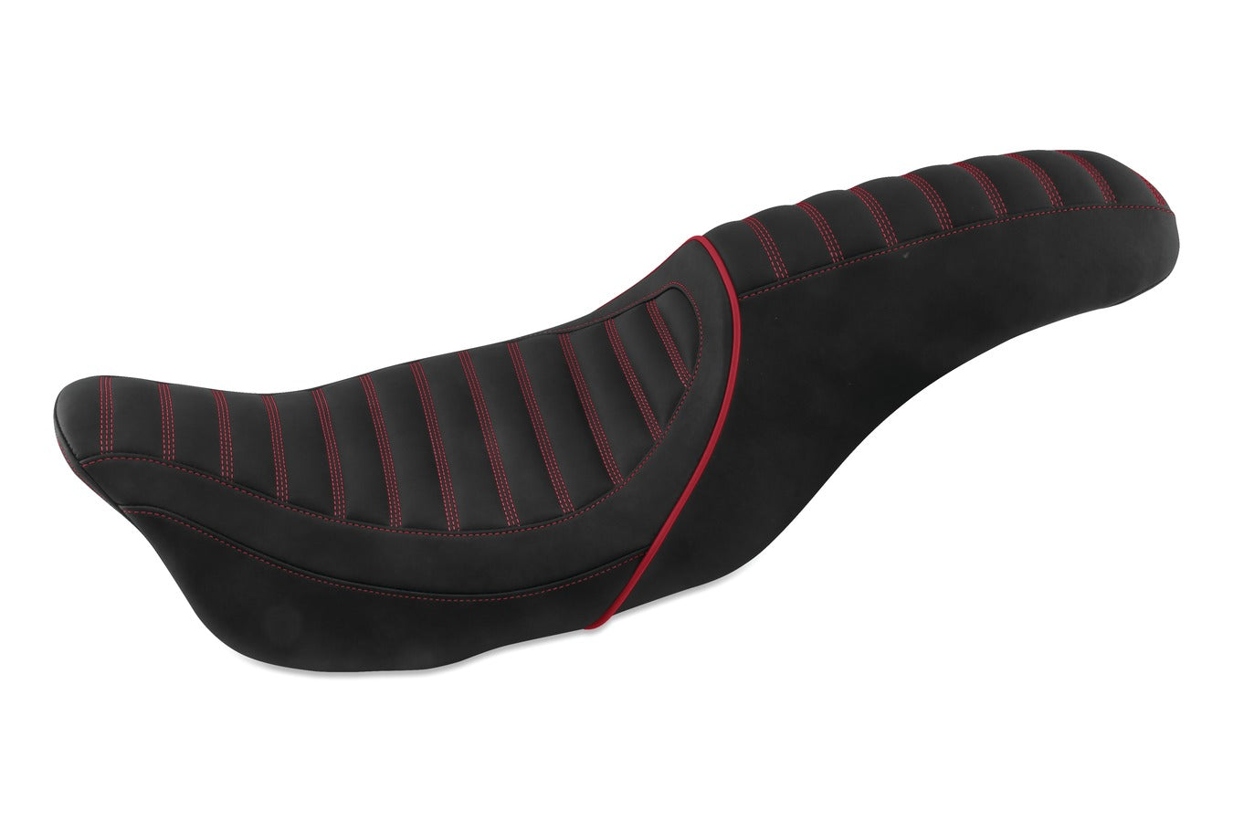 Revere Journey Stripe One-Piece, 2-Up Motorcycle Seat for Harley-Davidson FL Touring 2008-2024*