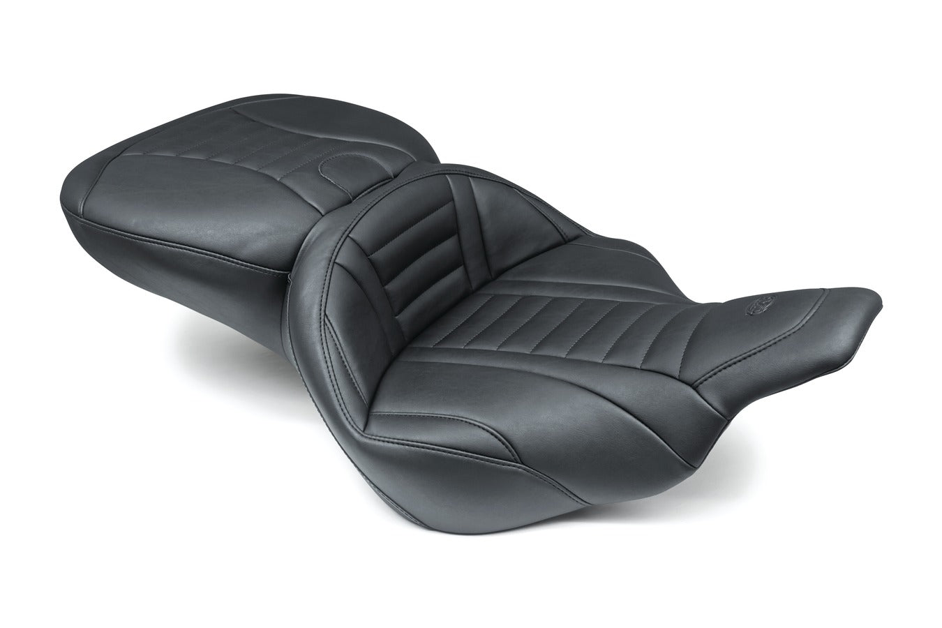 Super Touring Deluxe One-Piece, 2-Up Motorcycle Seat for Harley-Davidson Electra Glide & Road Glide 1997-2007