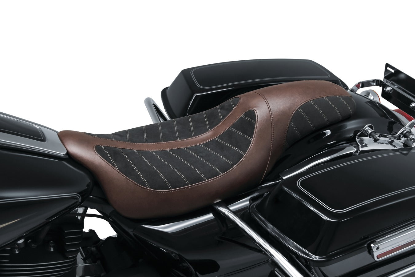 Skyline Signature Series Kodlin by Mustang One-Piece, 2-Up Motorcycle Seat for Harley-Davidson FL Touring 2008-2024*