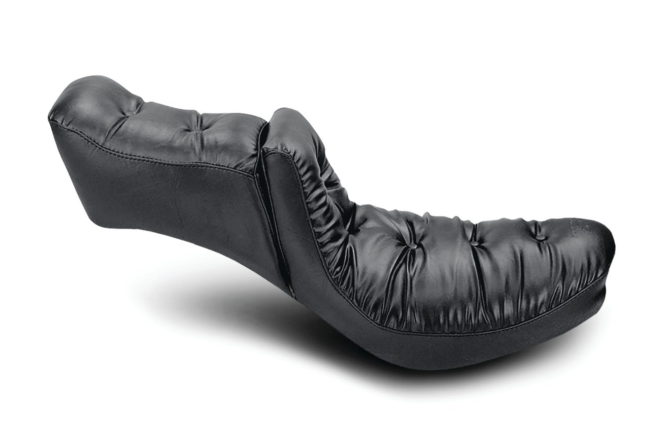 Duke One-Piece, 2-Up Motorcycle Seat for Harley-Davidson FX/FL 1958-1984