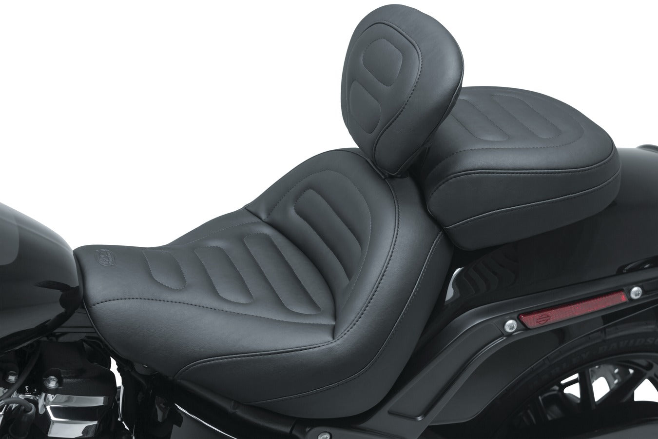 Standard Touring Solo Motorcycle Seat for Harley-Davidson Fat Bob 2018-2023