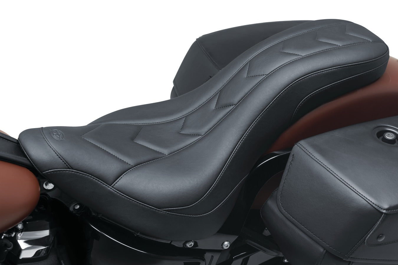 DayTripper™ One-Piece, 2-Up Motorcycle Seat for Harley-Davidson Heritage Classic 2018-2024 & Deluxe 2018-2020