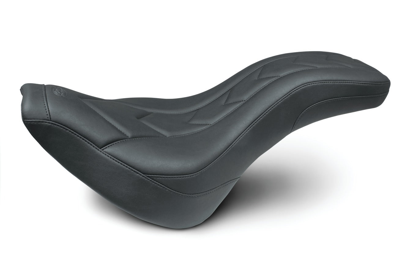 Tripper Fastback™ One-Piece, 2-Up Motorcycle Seat for Harley-Davidson Street Bob 2018-2024 & Softail Standard 2020-2024
