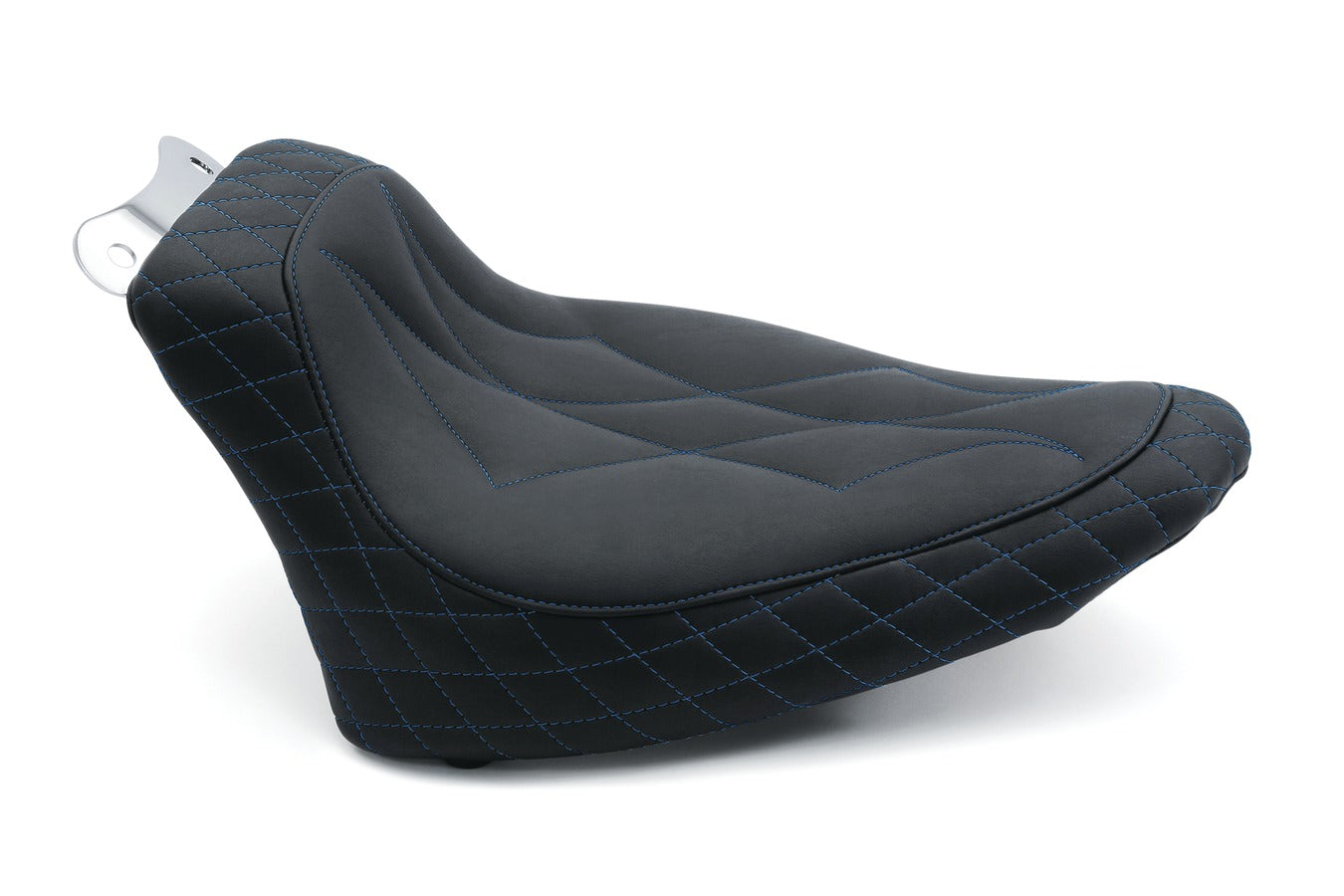 Revere Journey Diamond Solo Motorcycle Seat for Harley-Davidson Standard Rear Tire Softail 2000-2017