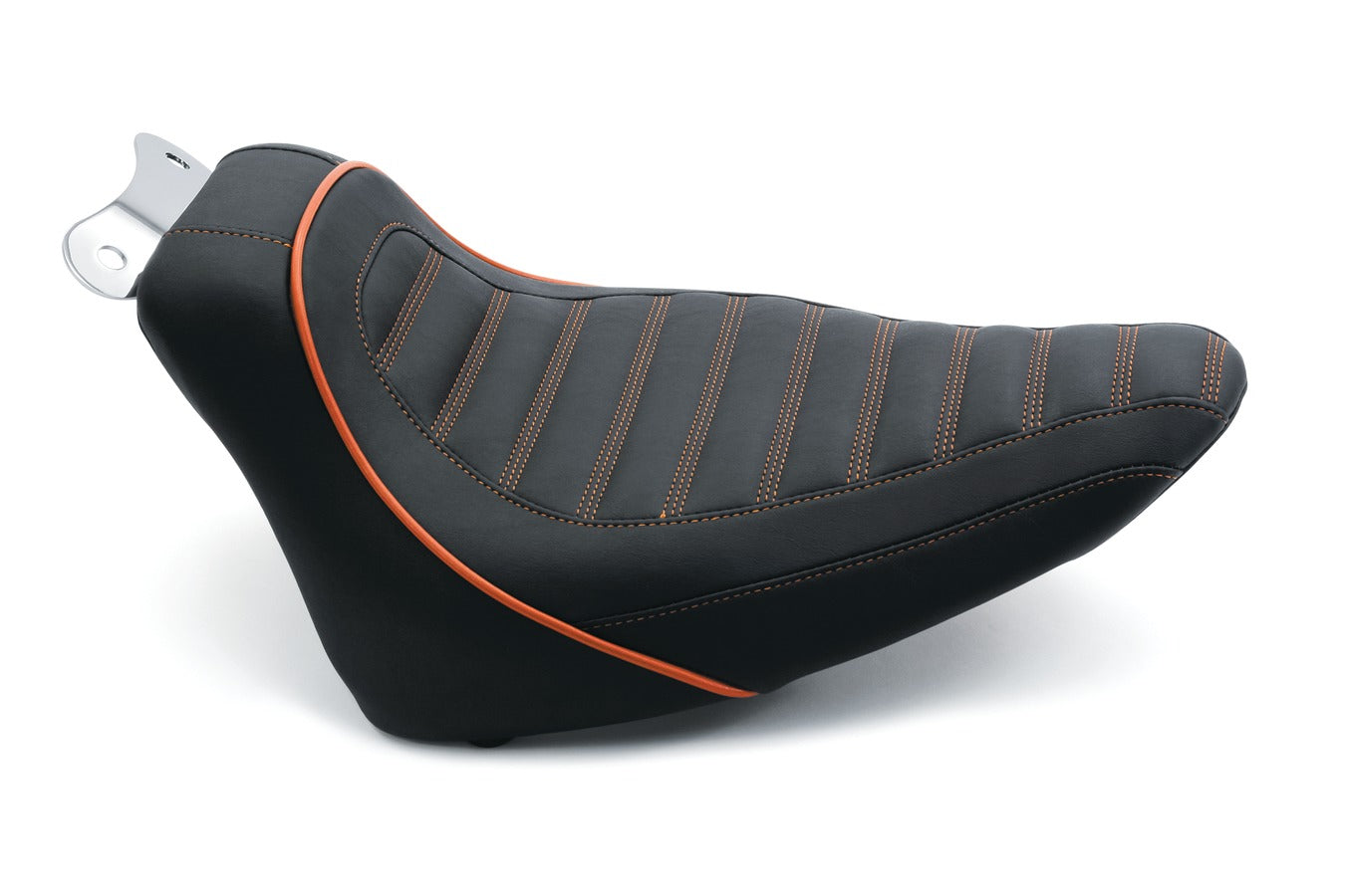 Revere Journey Stripe Solo Motorcycle Seat for Harley-Davidson Softail 2000-2017