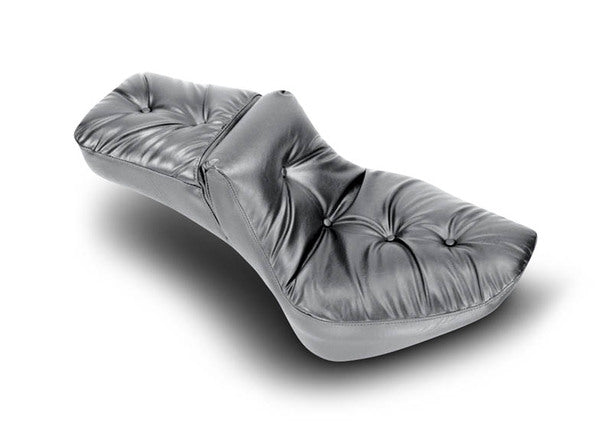 Duke Extra Wide One-Piece, 2-Up Motorcycle Seat for Harley-Davidson Softail 1984-1999