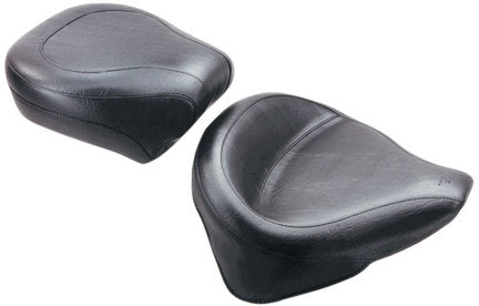 Wide Touring Solo Motorcycle Seat for Harley-Davidson Softail 1984-1999