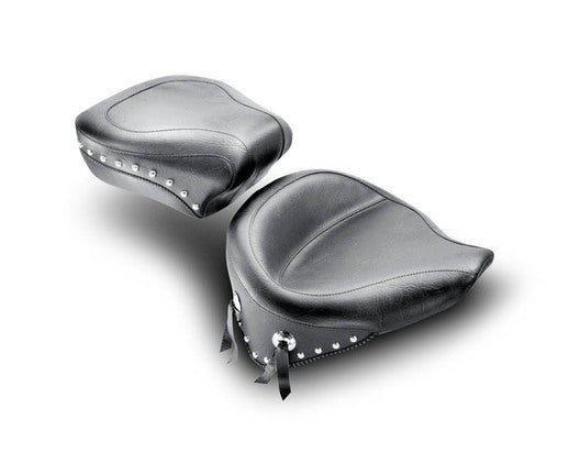 Touring Passenger Motorcycle Seat for Harley-Davidson Softail, Heritage Classic 2007-2017, Deluxe (without standard rack) 2005-2017, Heritage Springer 2000-2003, Springer Classic 2005-2007