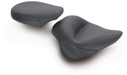 Wide Touring Passenger Motorcycle Seat for Harley-Davidson Blackline 2011-2013, Slim/S 2012-2017
