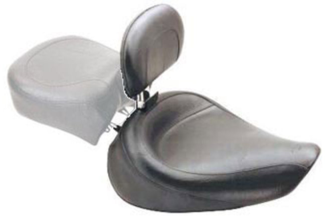 Wide Touring Solo Motorcycle Seat for Harley-Davidson Dyna 2006-2017