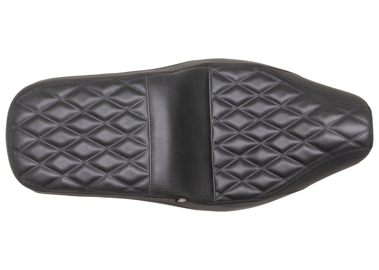 Squareback™ One-Piece, 2-Up Motorcycle Seat for Honda Rebel 300 & 500 2017-2024