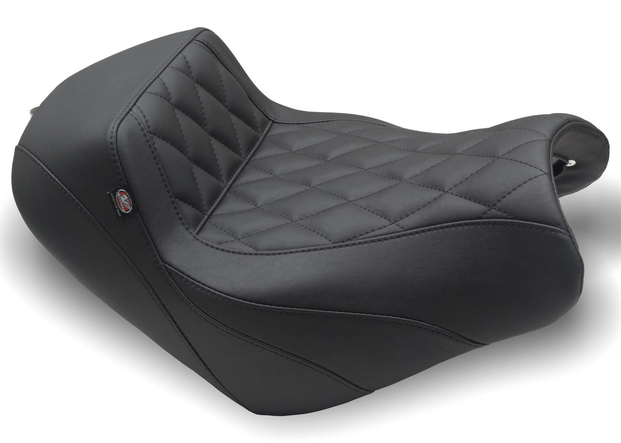 Squareback/Fastback Solo Motorcycle Seat for Kawasaki Vulcan S, 2014-2024