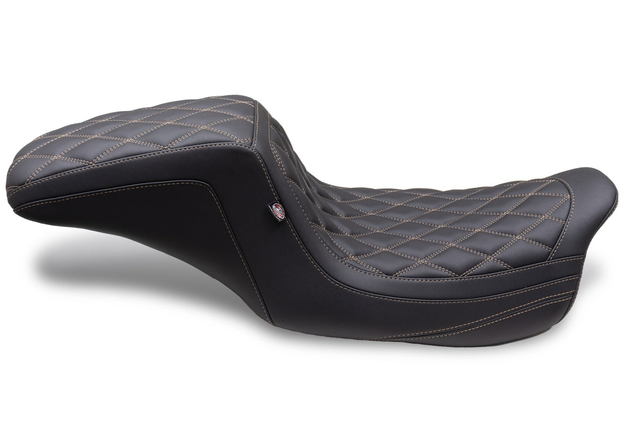 Double Diamond Squareback Motorcycle Seat for Harley Davidson™ FL Touring 2008–2024*