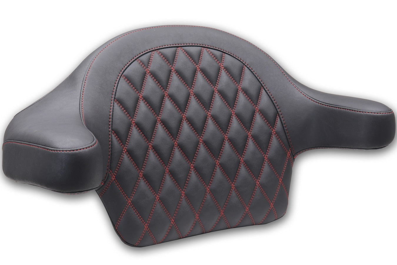 Double Diamond Extended Arm Wrap-Around Backrest for Harley-Davidson FL Touring 2014-2025